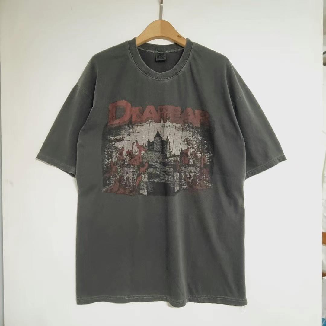 Футболка «Dearear Castle» Acid Wash Oversized