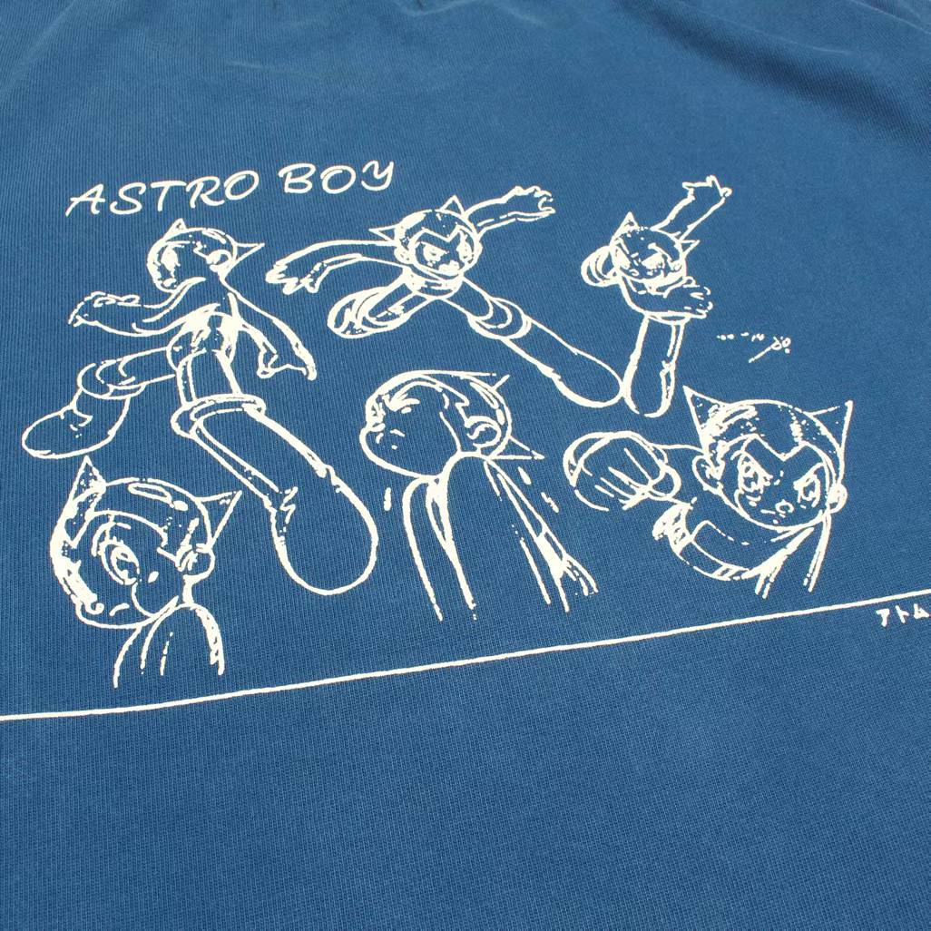Футболка оверсайз «Astro Boy Sketch» с двухсторонним контурным принтом