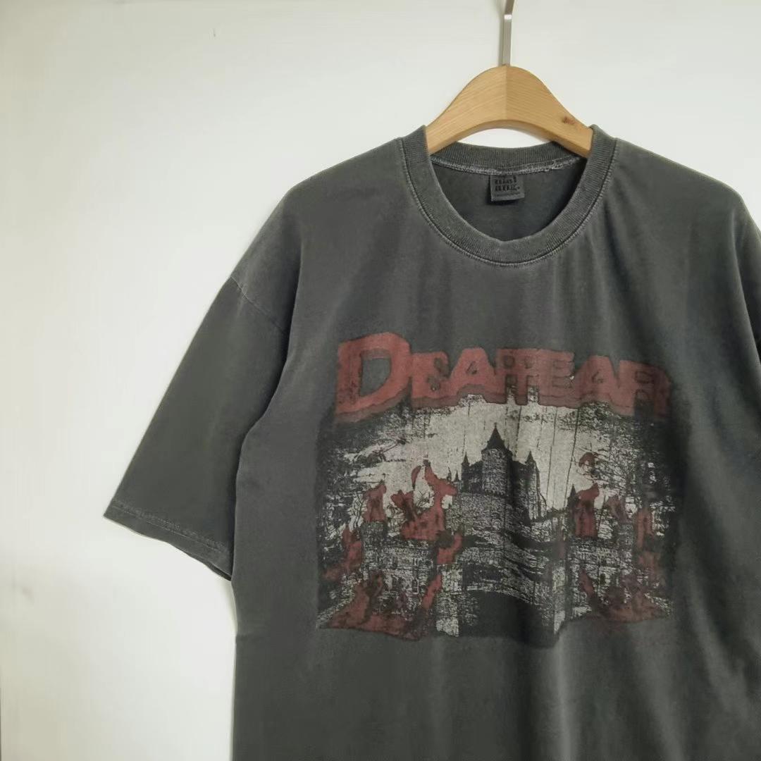 Футболка «Dearear Castle» Acid Wash Oversized
