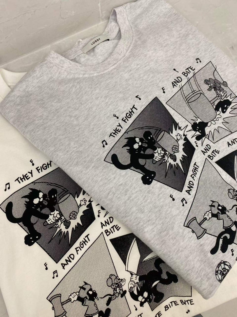Футболка «They Fight & Bite» Oversized