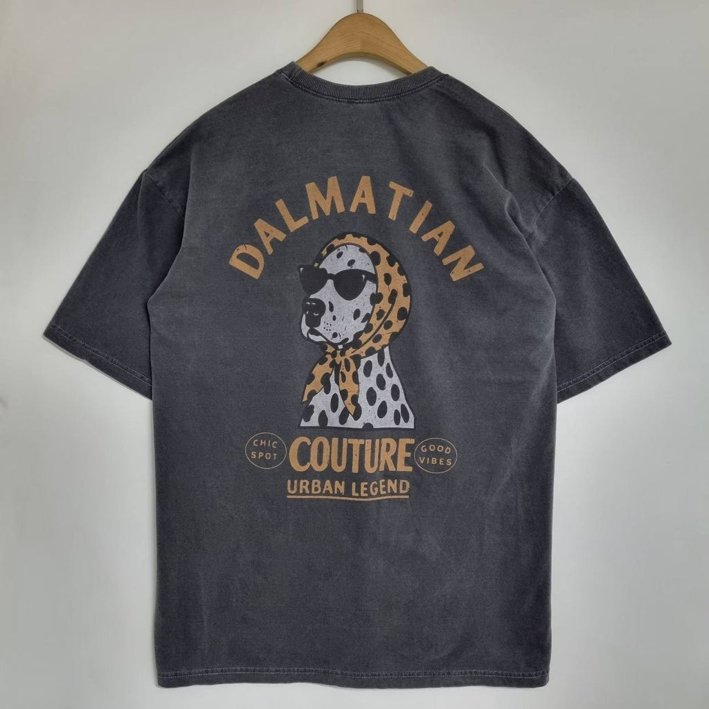 Винтажная футболка оверсайз «Dalmatian Couture / Urban Legend»