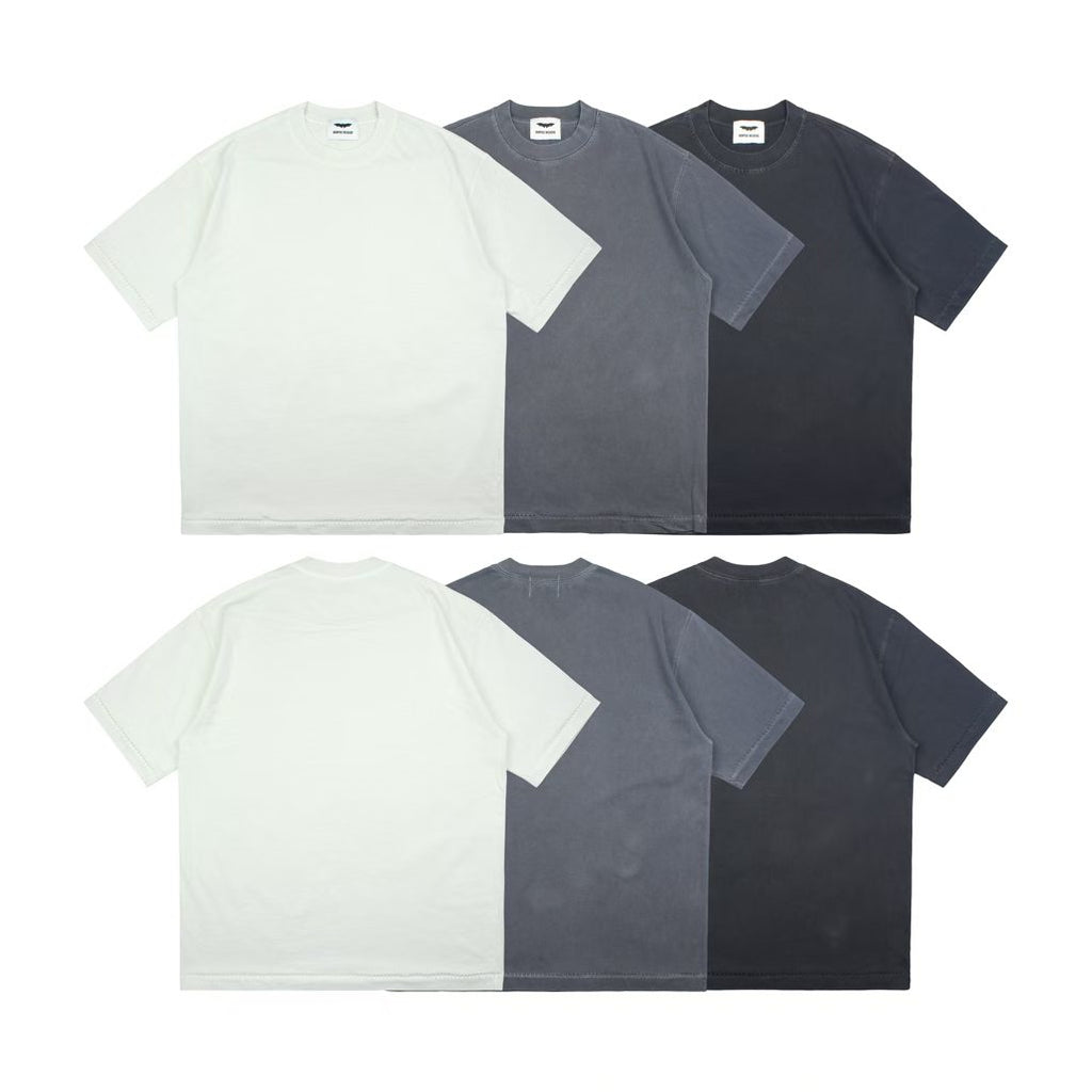 Базовая однотонная футболка оверсайз «Heavyweight Vintage Wash»