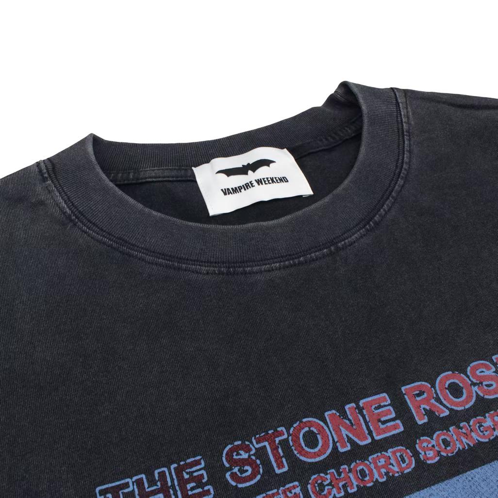 Винтажная футболка оверсайз «The Stone Roses» с рок-графикой