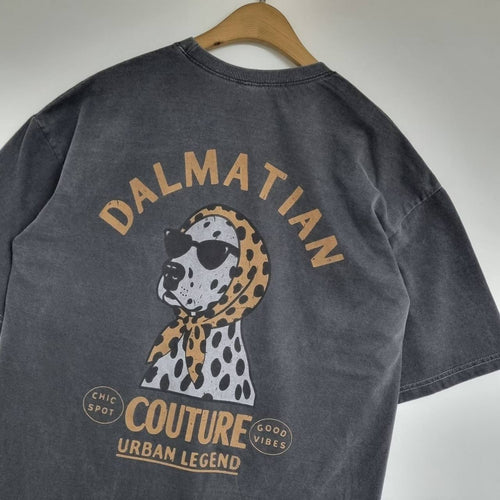 Винтажная футболка оверсайз «Dalmatian Couture / Urban Legend»