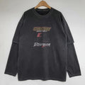 Лонгслив-двойка «Circuit Dispoza» Acid Wash