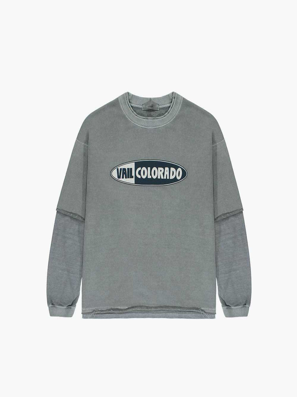 Свитшот-двойка «Vail Colorado» Acid Wash Oversized