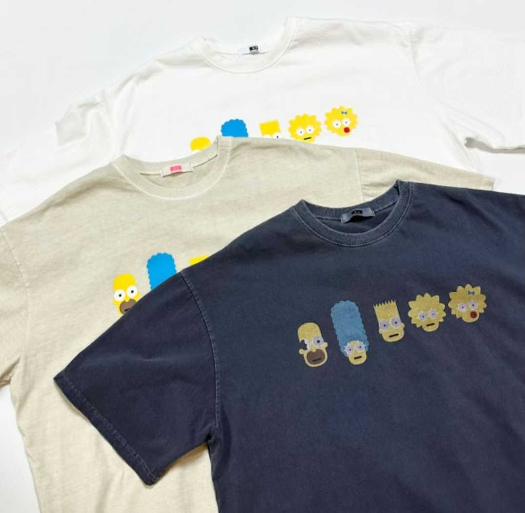 Футболка оверсайз «The Simpsons / Line-Art Pattern» с двухсторонним принтом