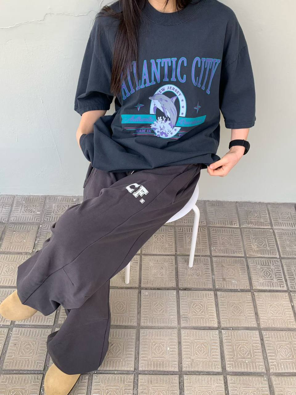 Футболка «Atlantic City» Oversized