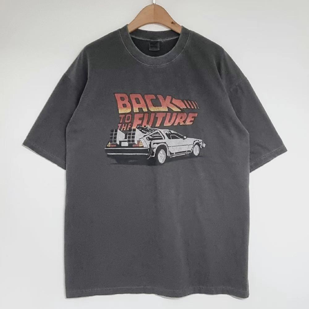 Футболка «Back to the Future» Acid Wash Oversized