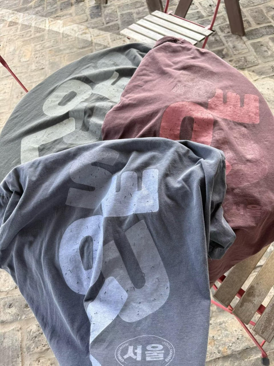 Футболка «Seoul» Acid Wash Oversized