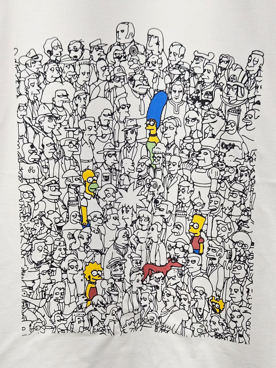 Винтажная футболка оверсайз «Springfield Crowd / The Simpsons»