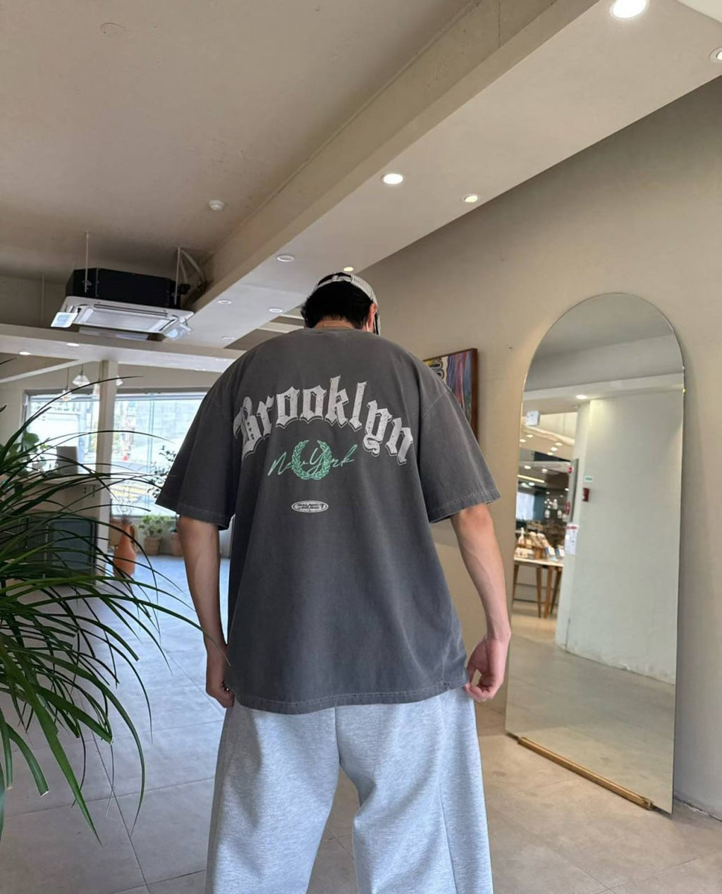Футболка «Brooklyn New York» Acid Wash Oversized