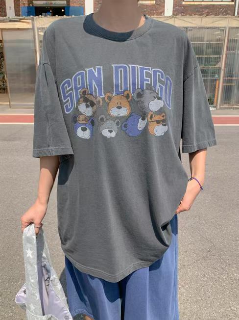 Футболка «San Diego Bears» Acid Wash Oversized