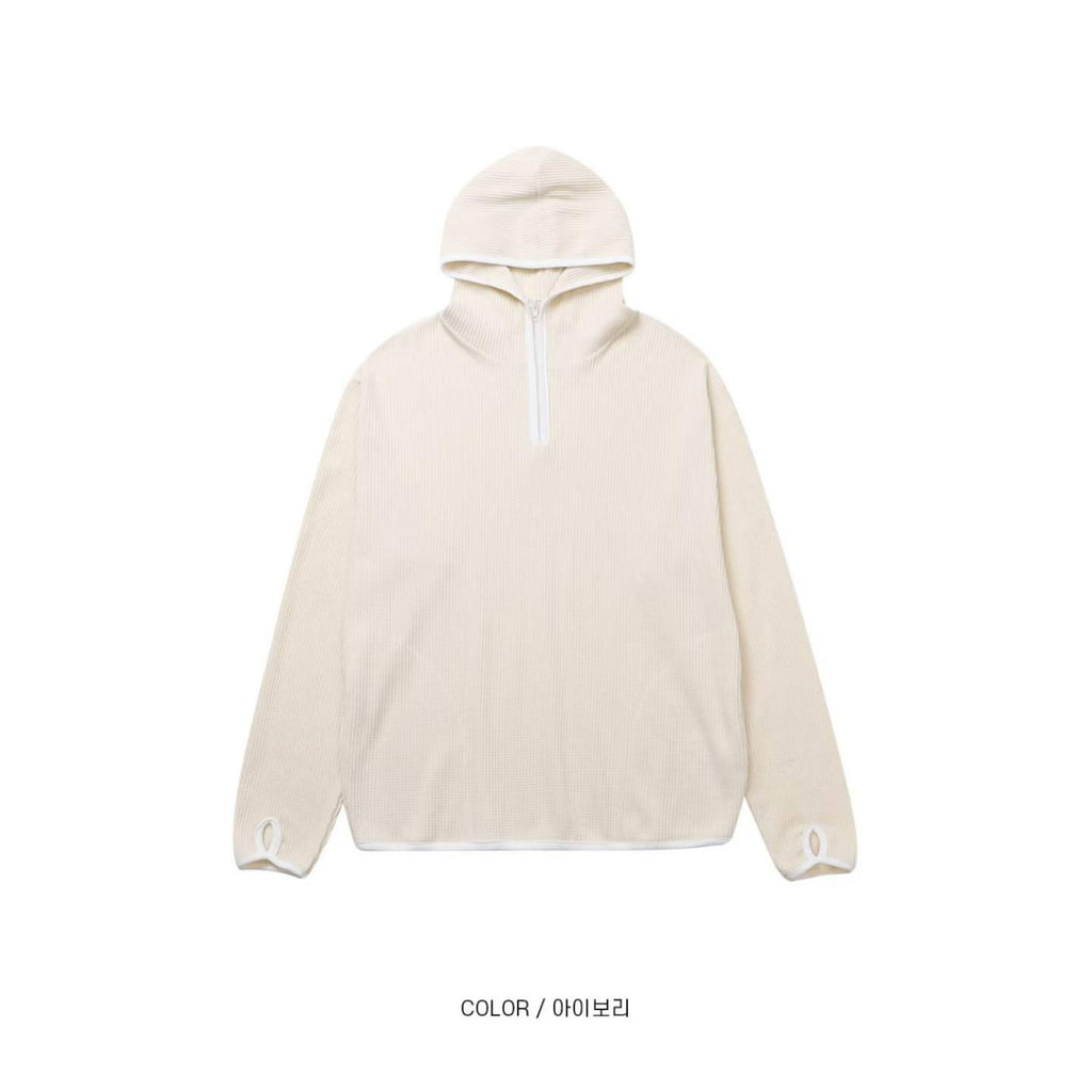 Худи-анорак «Waffle Half-Zip» Oversized