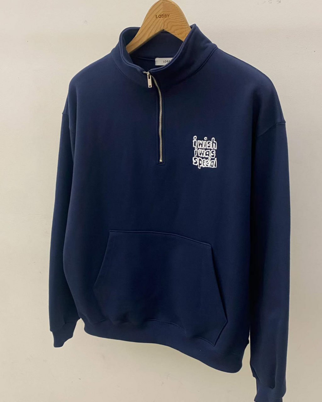 Свитшот «I Wish I Was Special» Half-Zip Oversized