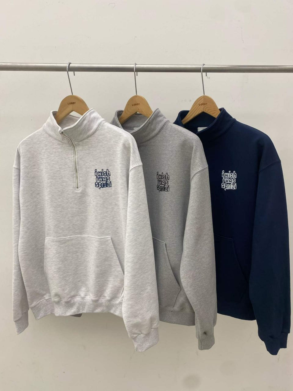 Свитшот «I Wish I Was Special» Half-Zip Oversized