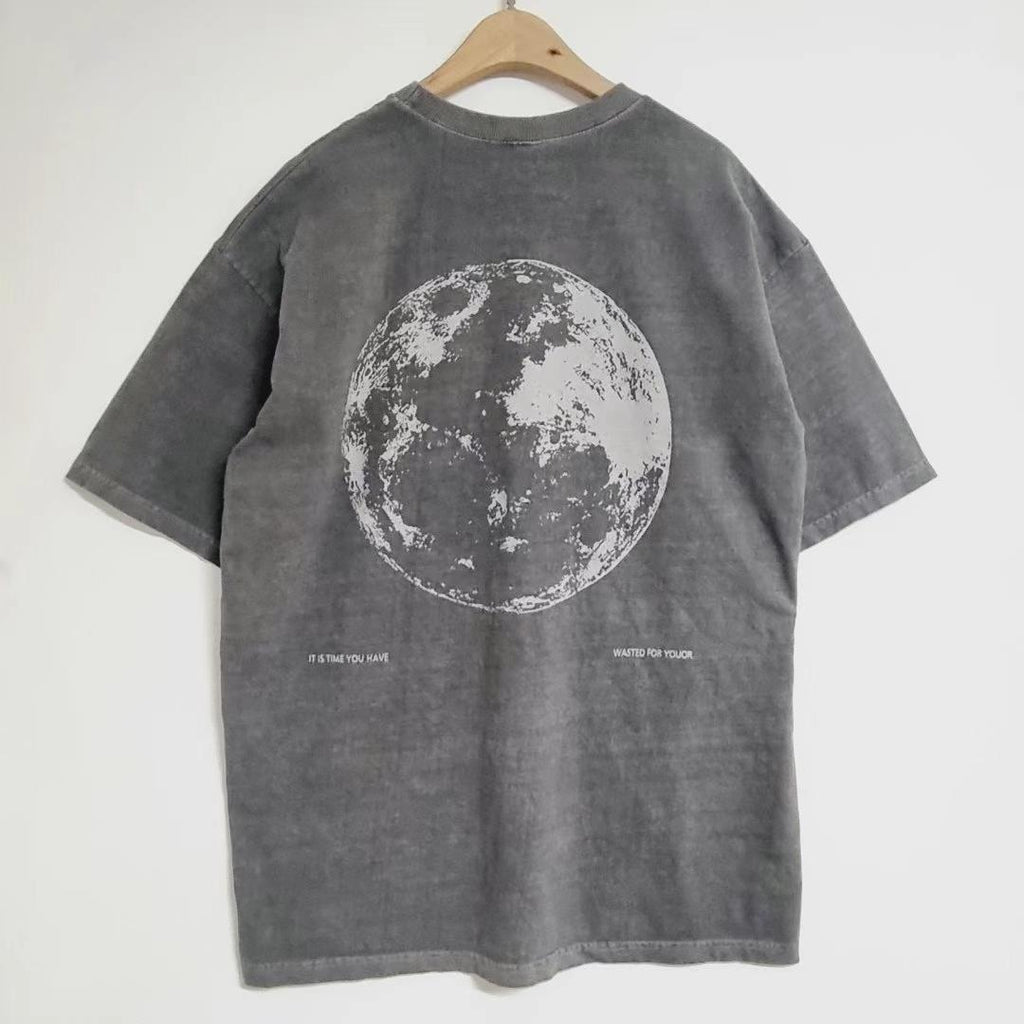 Футболка «Full Moon» Acid Wash Oversized