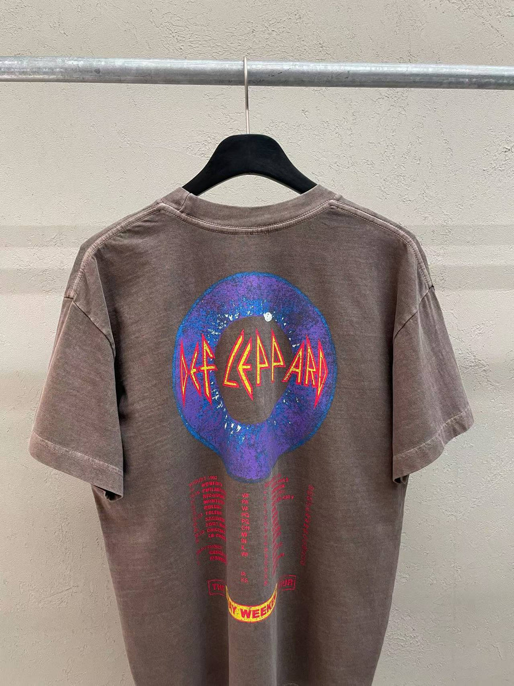 Def Leppard Adrenalize Vintage Washed Tee