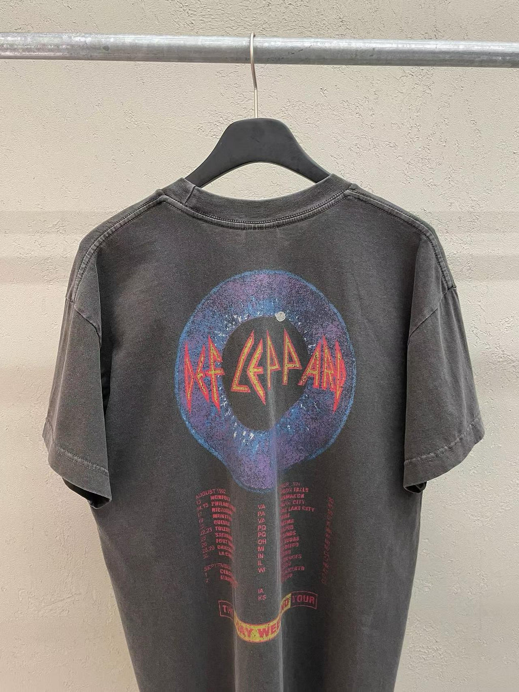 Def Leppard Adrenalize Vintage Washed Tee
