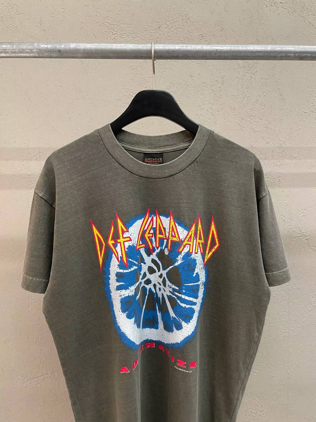 Def Leppard Adrenalize Vintage Washed Tee