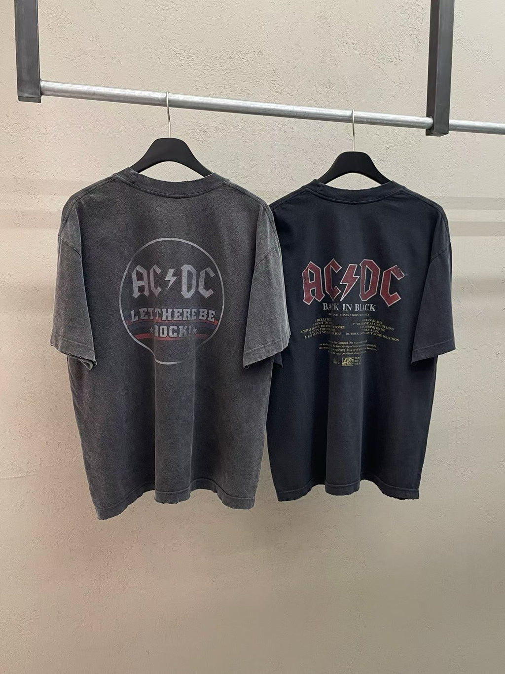 AC/DC Let There Be Rock Vintage Washed Tee