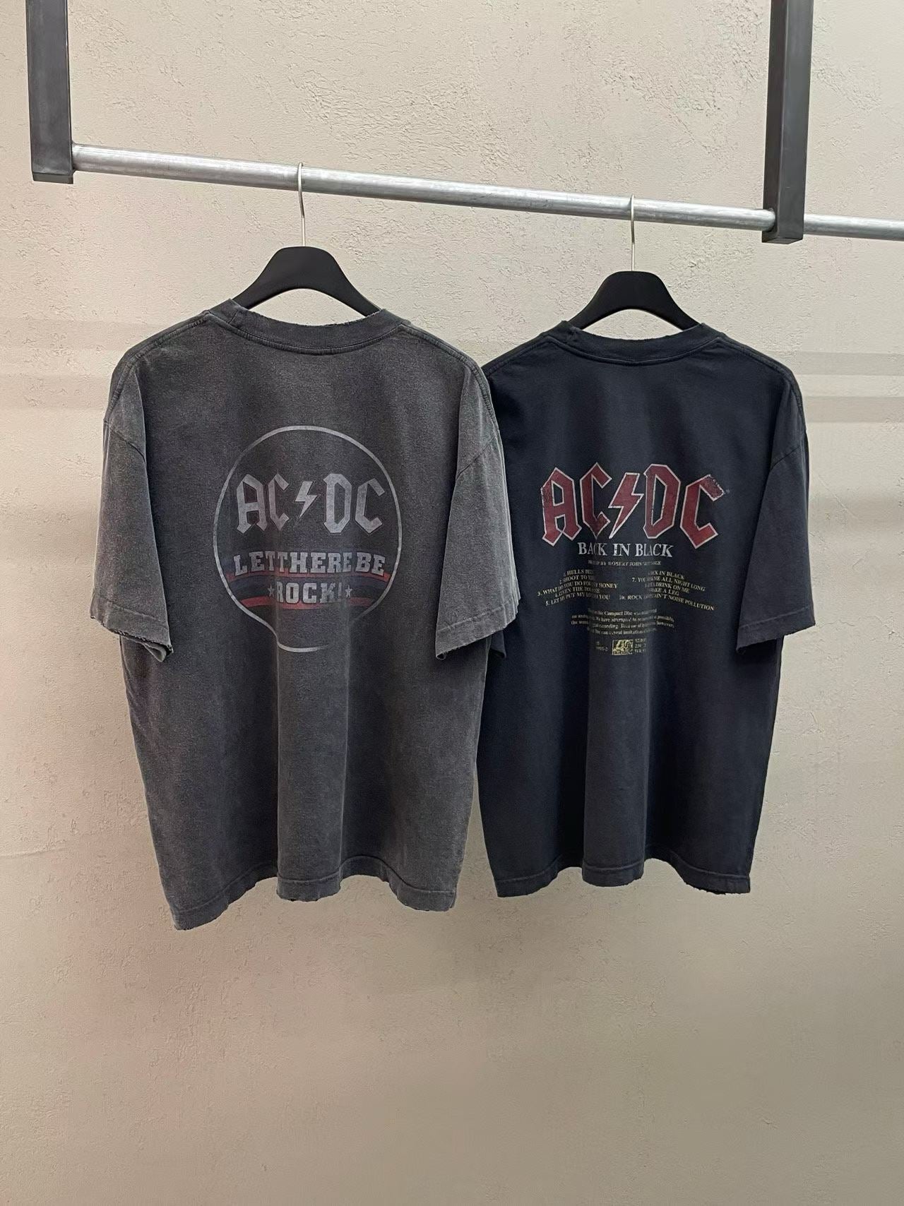 AC/DC Let There Be Rock Vintage Washed Tee