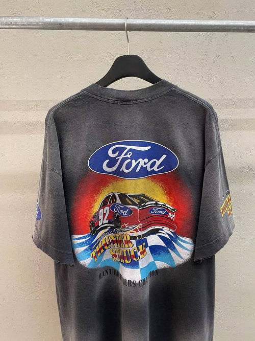 Ford NASCAR Thunder Stuck #92 Manufacturers Champion Vintage Tee