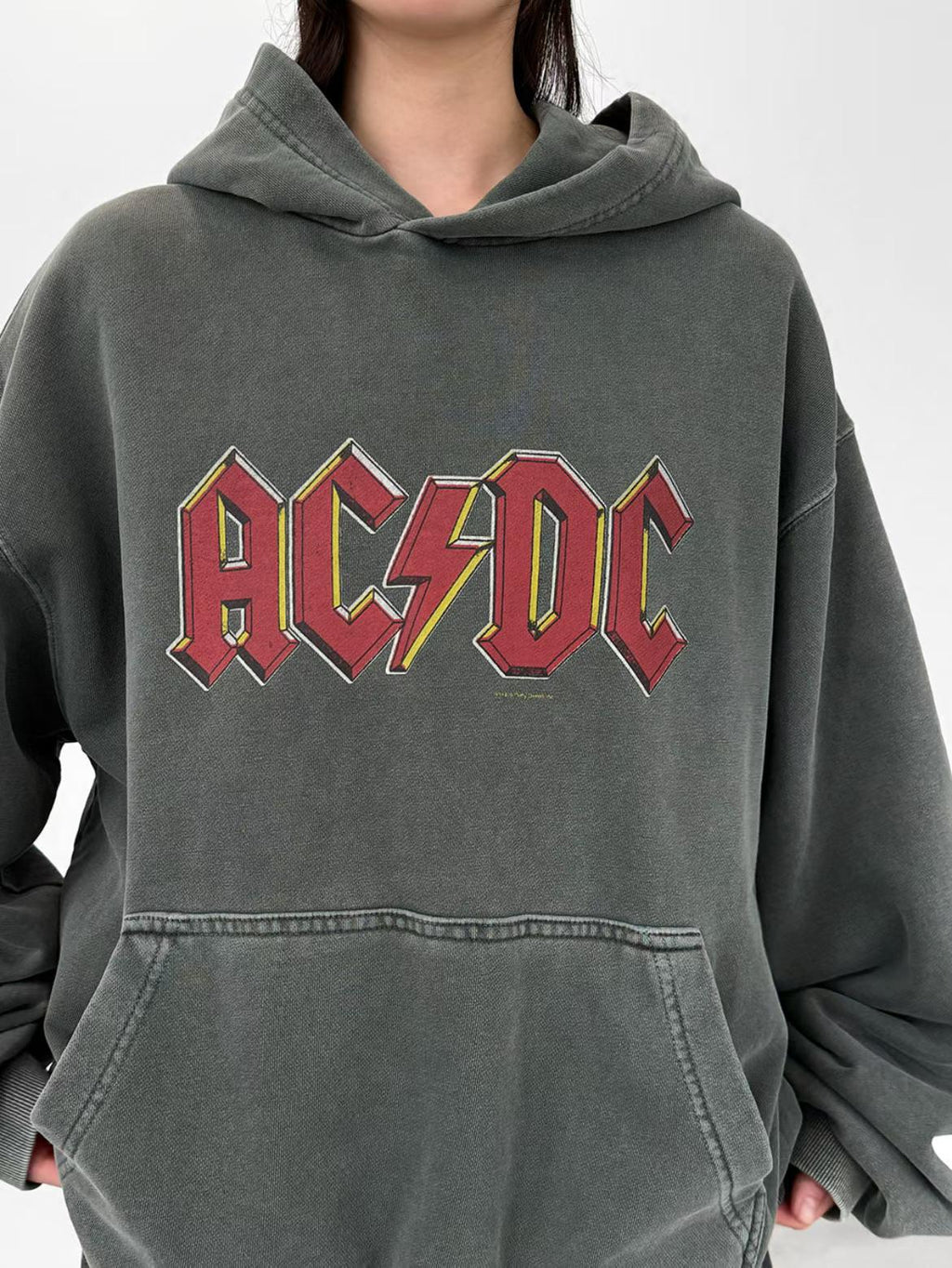 AC/DC Highway To Hell European Tour Vintage Hoodie