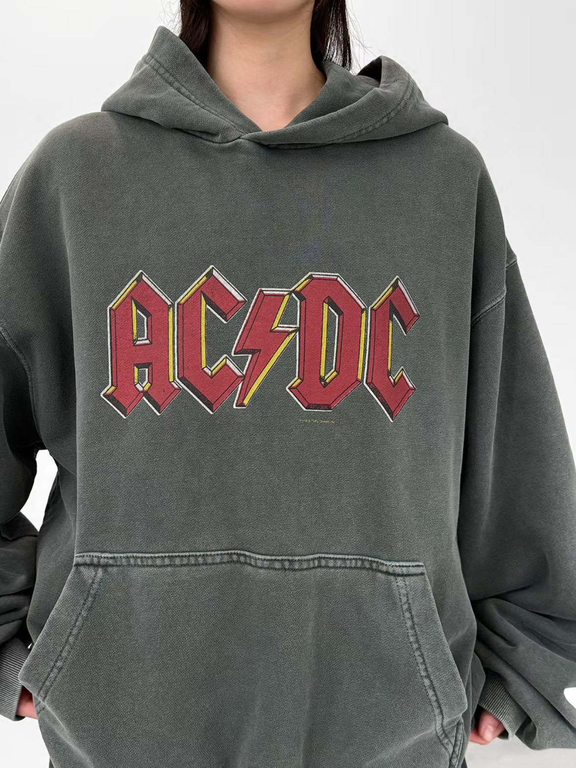 AC/DC Highway To Hell European Tour Vintage Hoodie