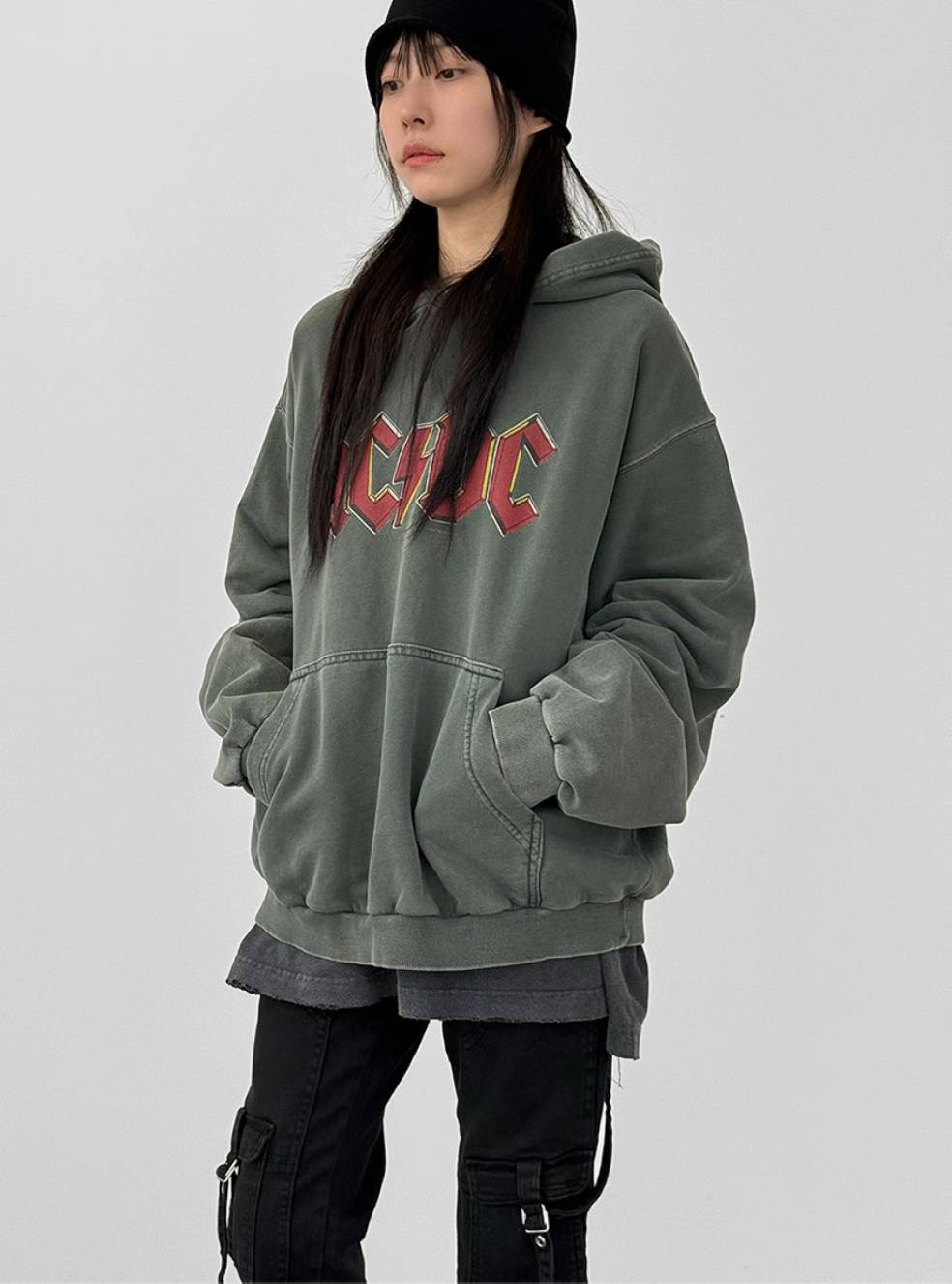 AC/DC Highway To Hell European Tour Vintage Hoodie