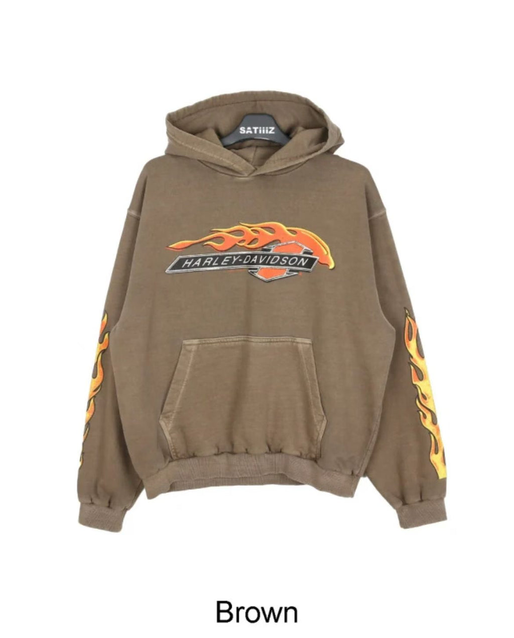 Harley-Davidson Sacramento California Flames Vintage Hoodie