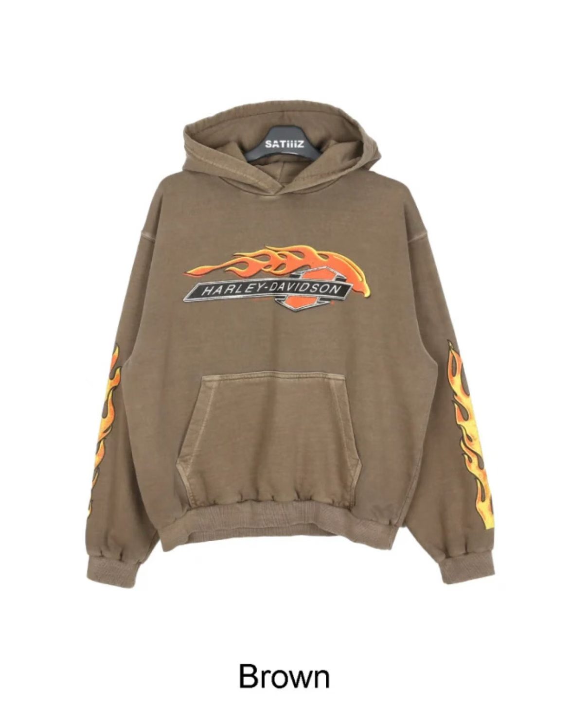 Harley-Davidson Sacramento California Flames Vintage Hoodie