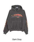 Harley-Davidson Sacramento California Flames Vintage Hoodie