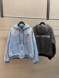 Harley-Davidson #1 Denim Zip Hoodie