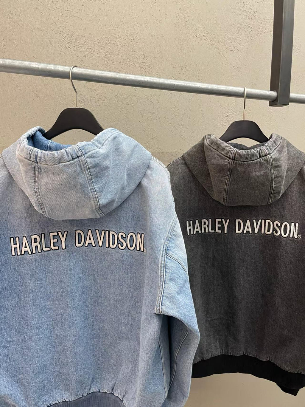 Harley-Davidson #1 Denim Zip Hoodie