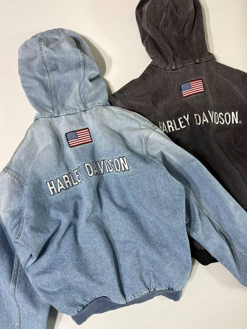 Harley-Davidson #1 Denim Zip Hoodie