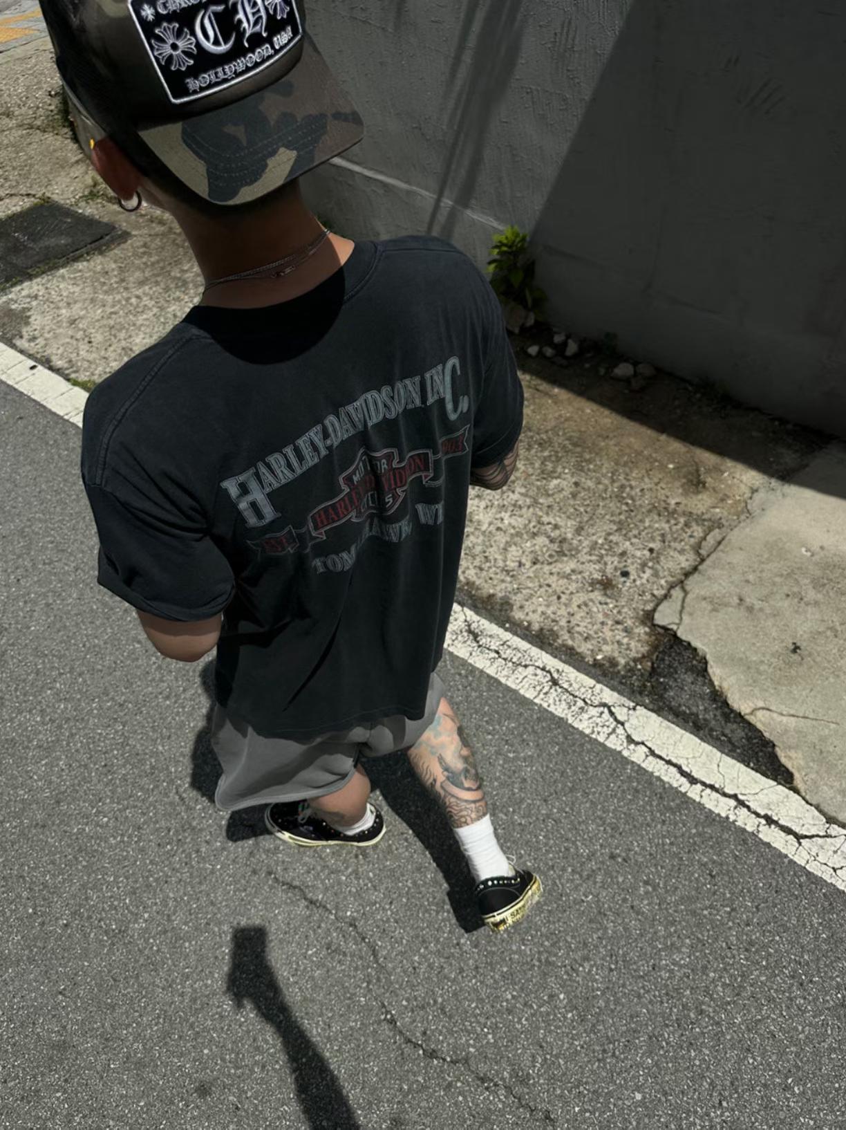 Harley-Davidson Inc. Tomahawk WI Est. 1903 Vintage Washed Tee