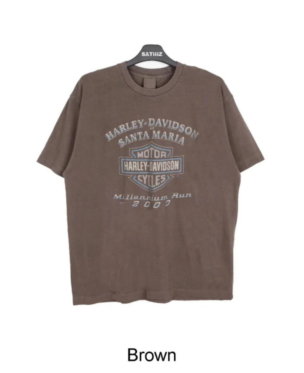 Harley-Davidson Santa Maria Millennium Run 2000 Vintage Washed Tee
