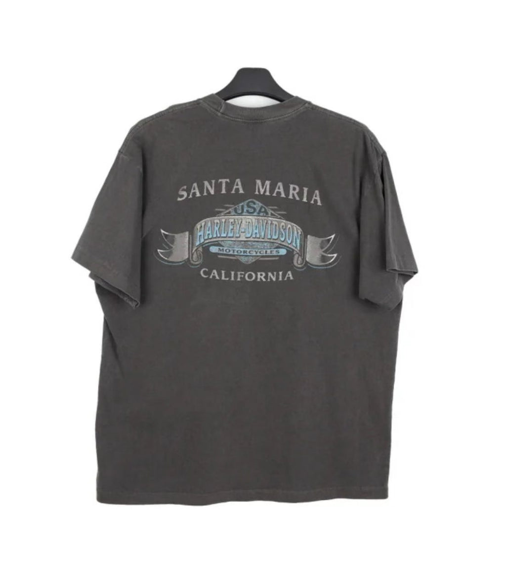 Harley-Davidson Santa Maria Millennium Run 2000 Vintage Washed Tee