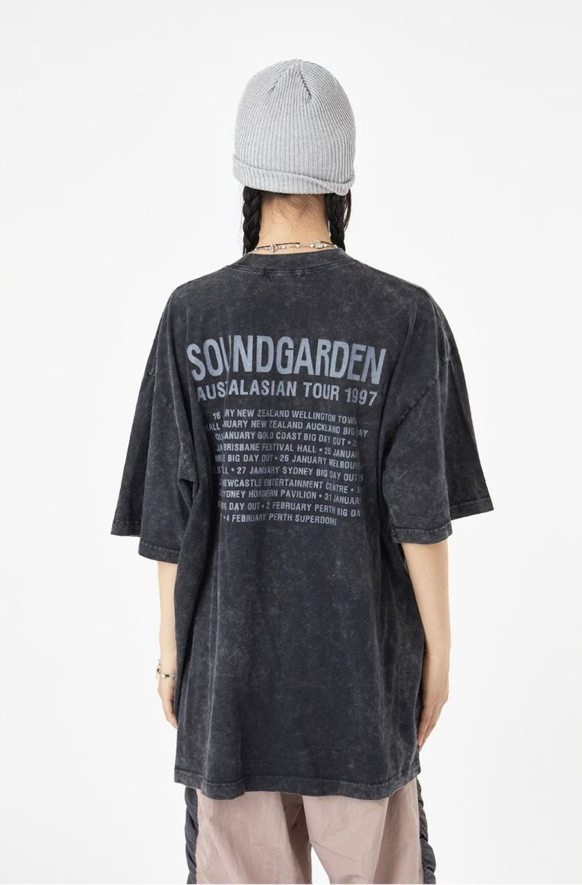 Soundgarden Australasian Tour 1997 Archive Vintage Washed Tee