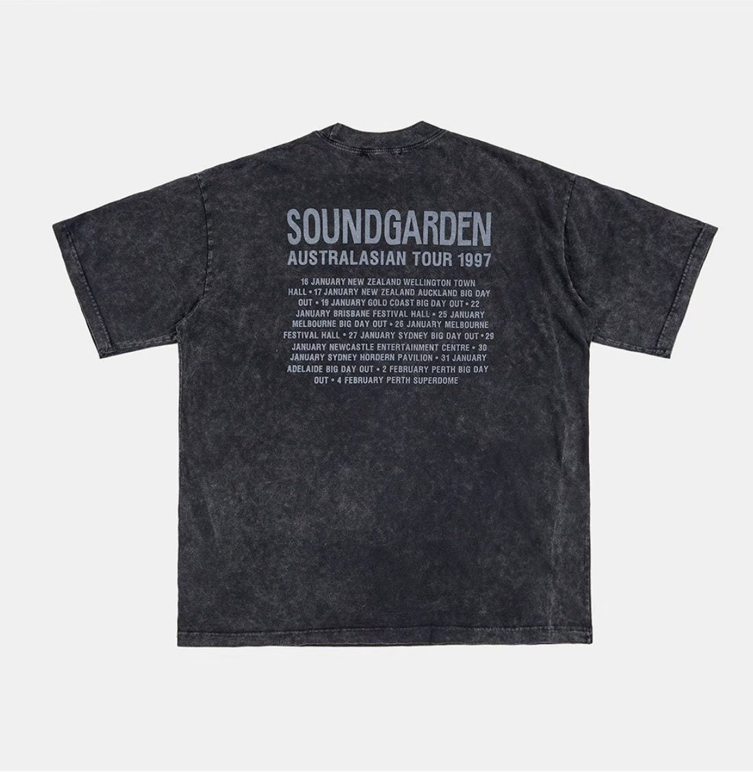 Soundgarden Australasian Tour 1997 Archive Vintage Washed Tee