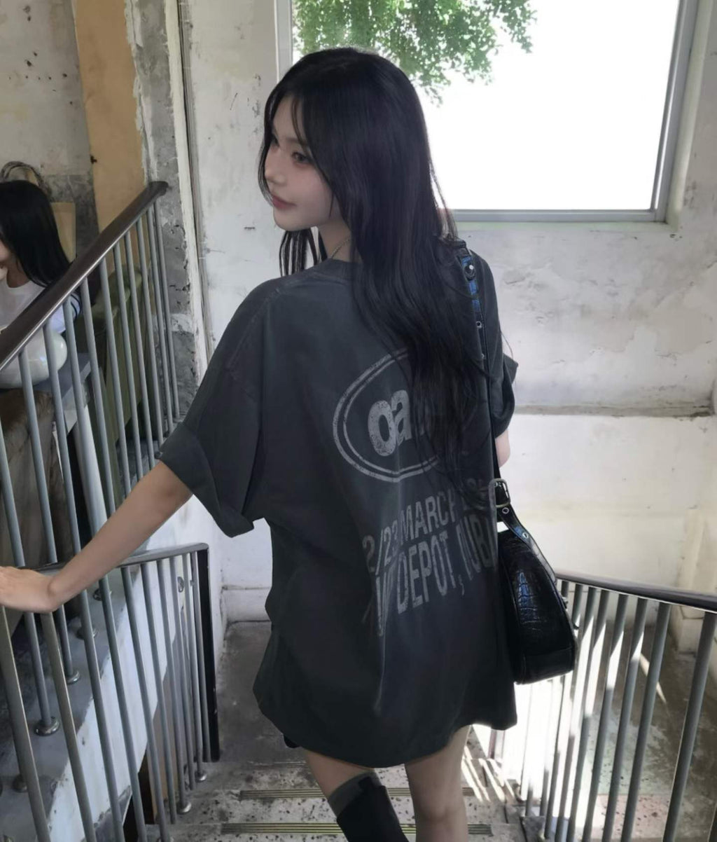 Oasis Vintage Washed Tee