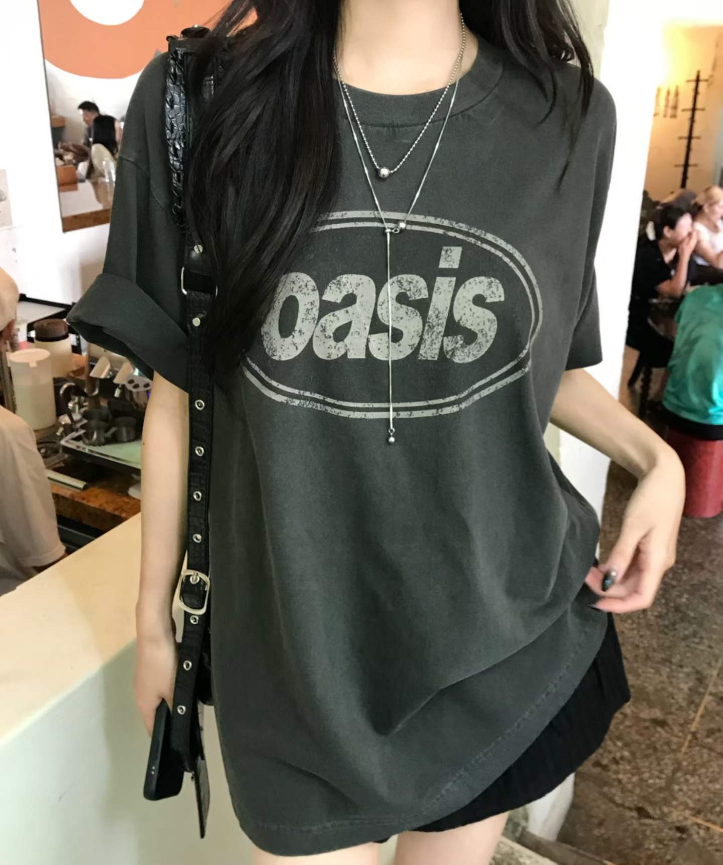 Oasis Vintage Washed Tee