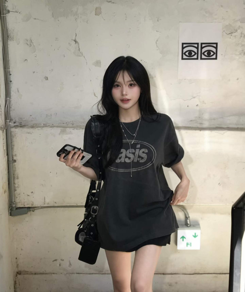 Oasis Vintage Washed Tee