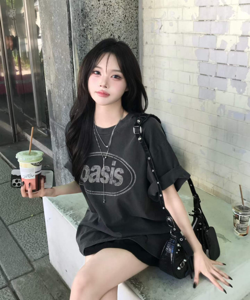 Oasis Vintage Washed Tee