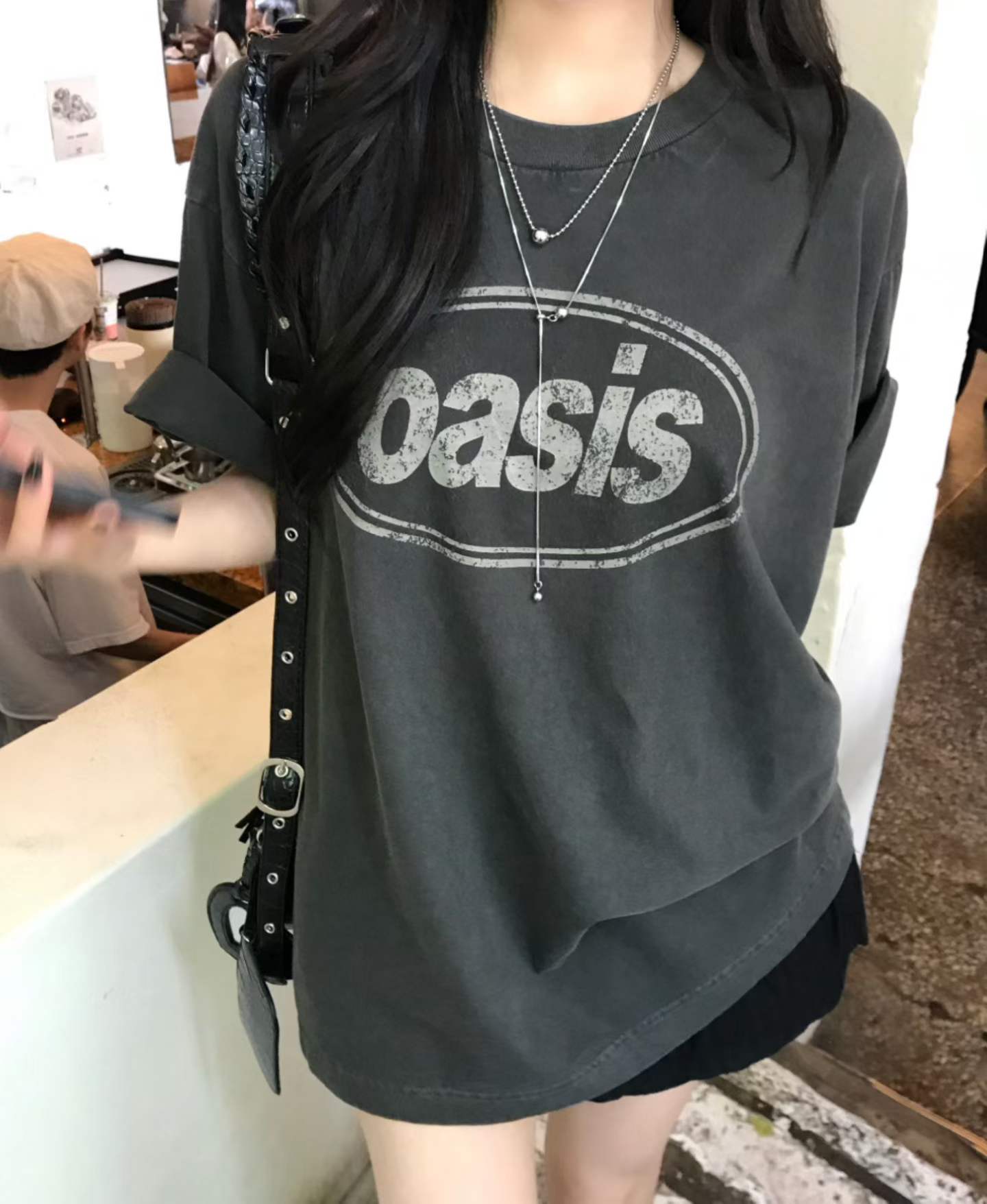Oasis Vintage Washed Tee