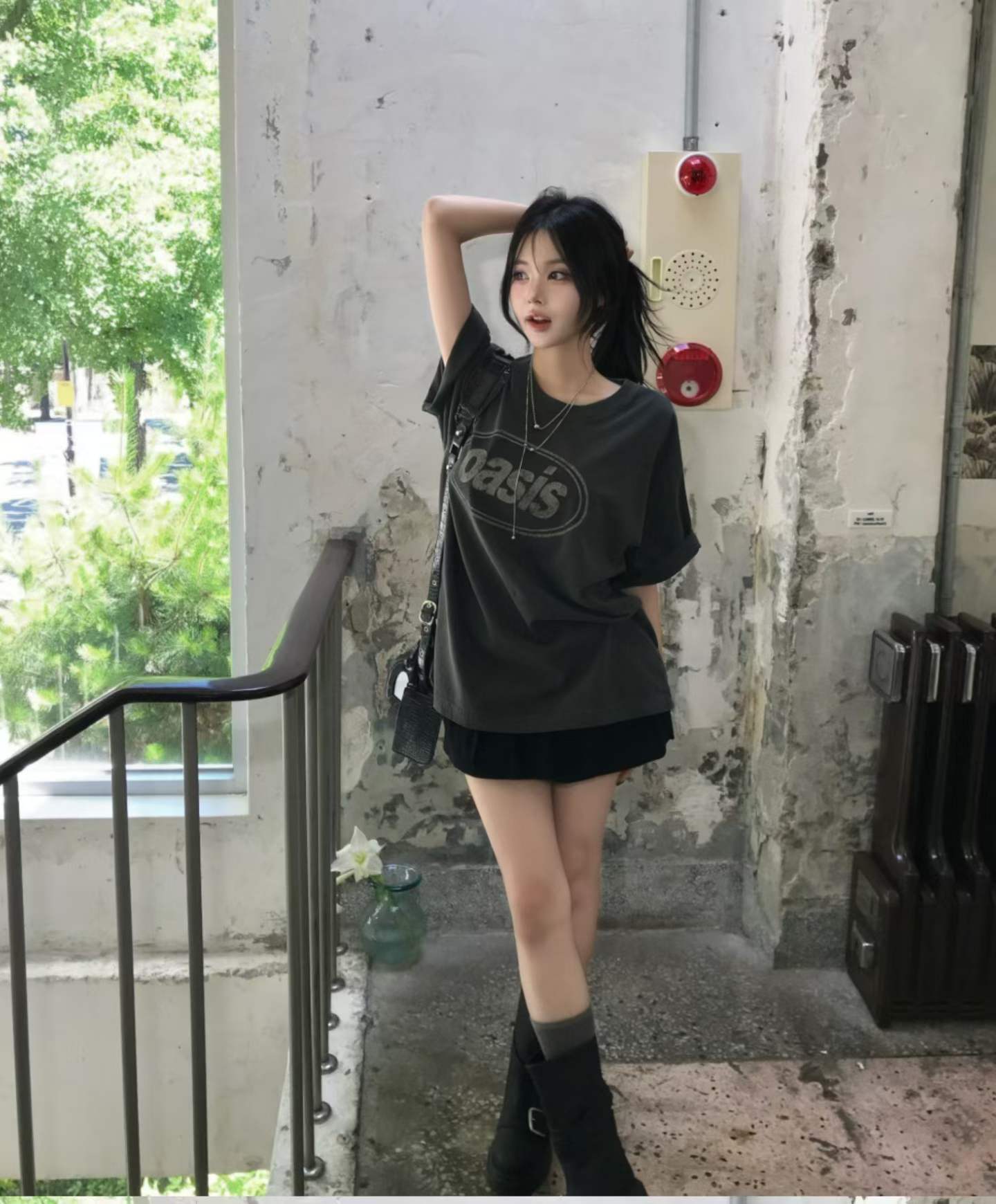 Oasis Vintage Washed Tee