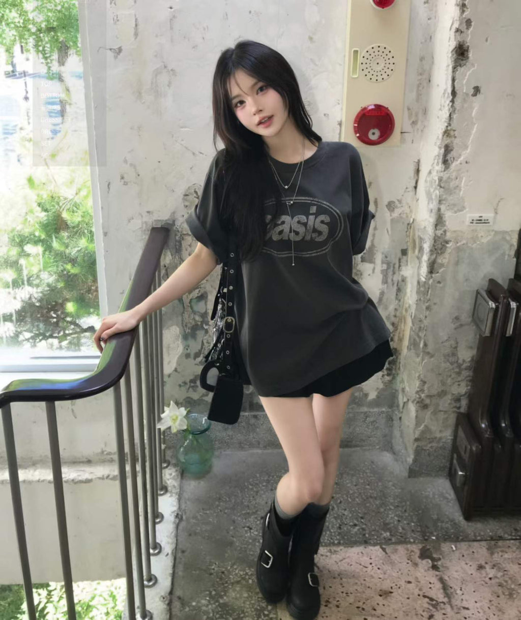 Oasis Vintage Washed Tee