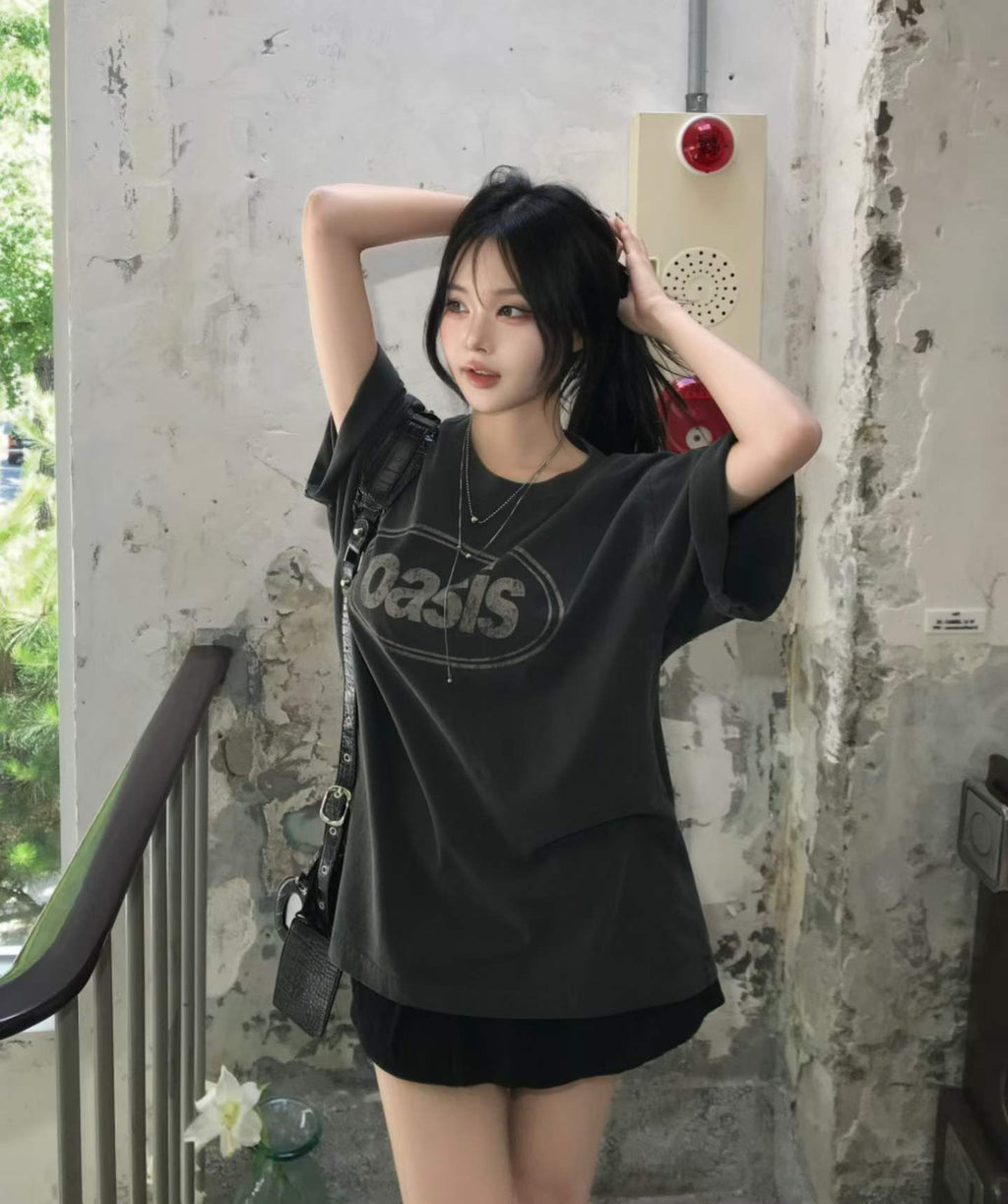 Oasis Vintage Washed Tee
