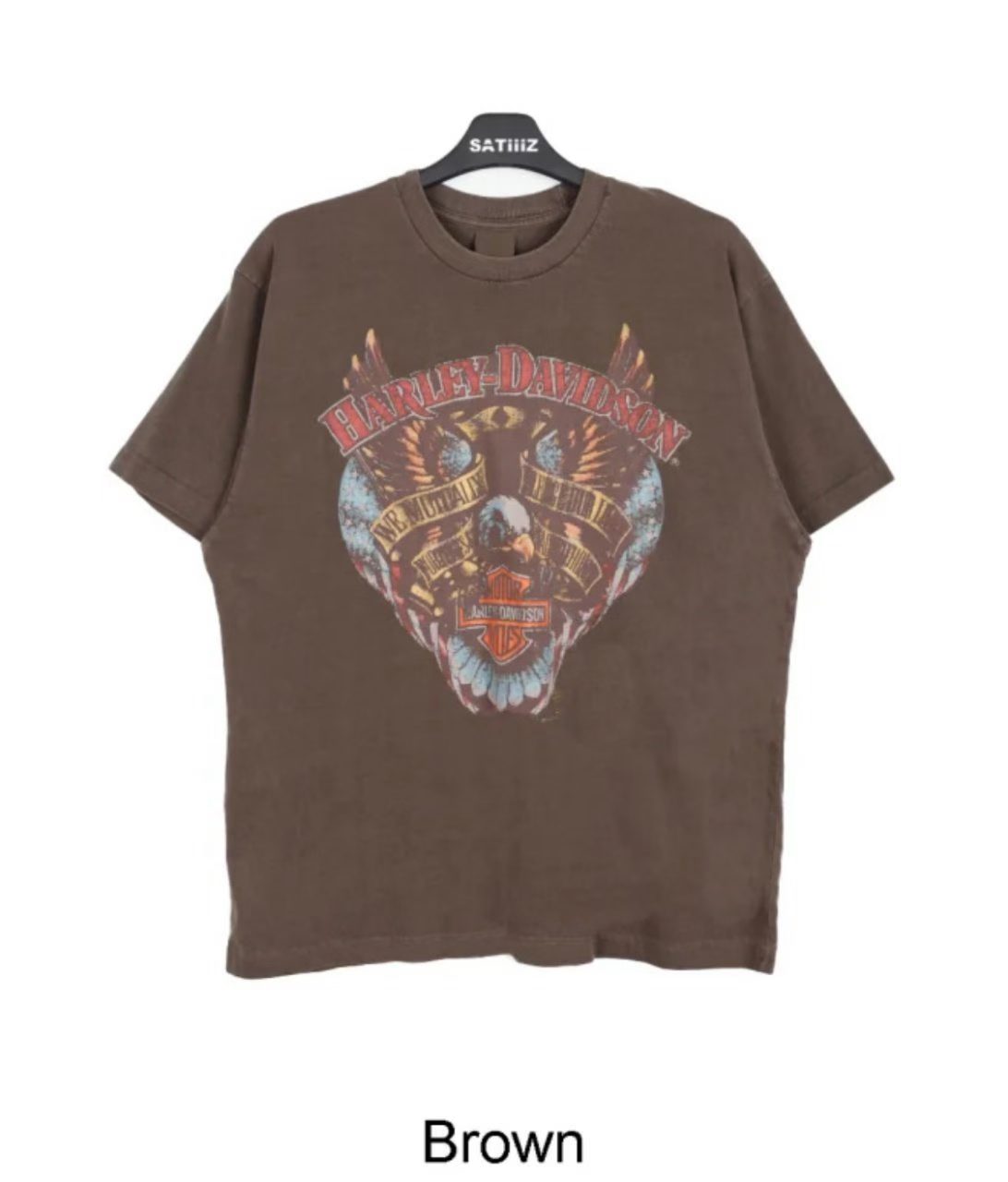 Harley-Davidson Eagle Wings Skull Vintage Washed Tee